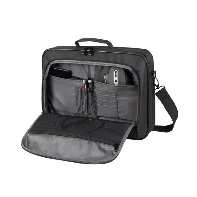 Portfelis NATEC Boxer Lite 39,6 cm (15,6 col.) – poliesteris, 2 skyriai, petneša, 410×305×65 mm, 750 g