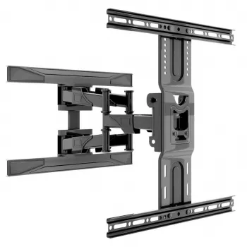 Sieninis TV laikiklis ART LCD/LED 40–75 col., iki 45 kg, pakreipiamas ir pasukamas, aukštis 52–380 mm, max VESA 600x400