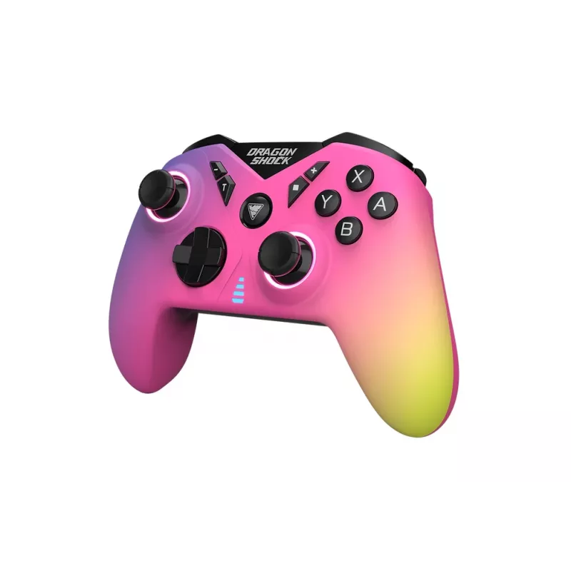 DragonShock Nebula Ultimate belaidis valdiklis, skirtas Nintendo Switch, su D-Pad, Home, Start, Turbo mygtukais, daugiaspalvis, Bluetooth