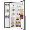 Gorenje HZF55082 NRS917E41XWD G400, Laisvai pastatomas šaldytuvas su šaldikliu, American door, Pilka, 2 durys, Liečiamas valdymas, LED