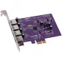 Sonnet Allegro USB3.0 PCIe kortelė (4 prievadai, Macintosh/Windows) (USB3-4PM-E)