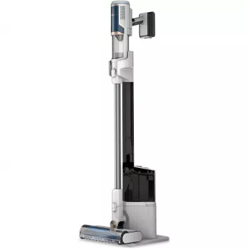 Sharkclean BU3521EU belaidis 2-in-1 šluotinis dulkių siurblys / elektrinė šluota, 21.6 W, mėlyna, balta