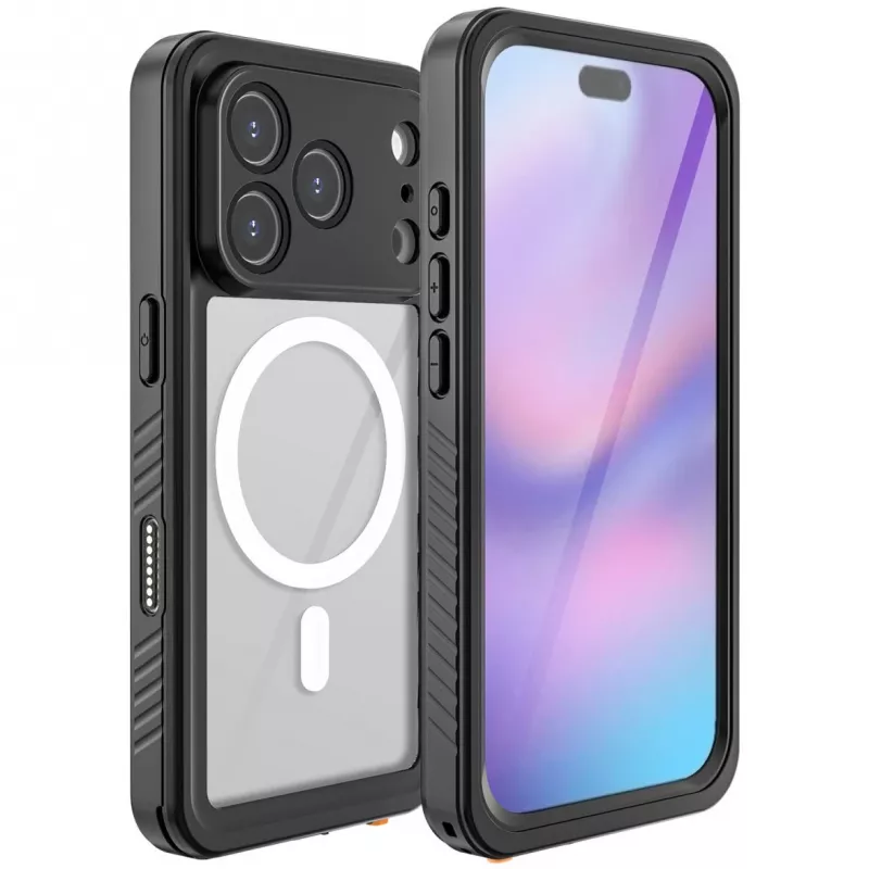 4smarts vandeniui atsparus dėklas Stark, skirtas Apple iPhone 17 Pro, suderinamas su MagSafe (541583)