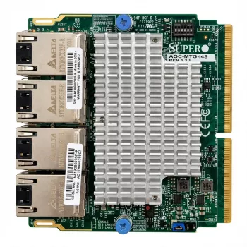 Super Micro Supermicro AOC-MTG-i4S – tinklo adapteris – 10 Gigabit SFP+ x 4 (AOC-MTG-I4S-O)