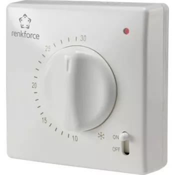 Patalpų termostatas Renkforce TR-93 programuojamas, temperatūros diapazonas 5–30 °C