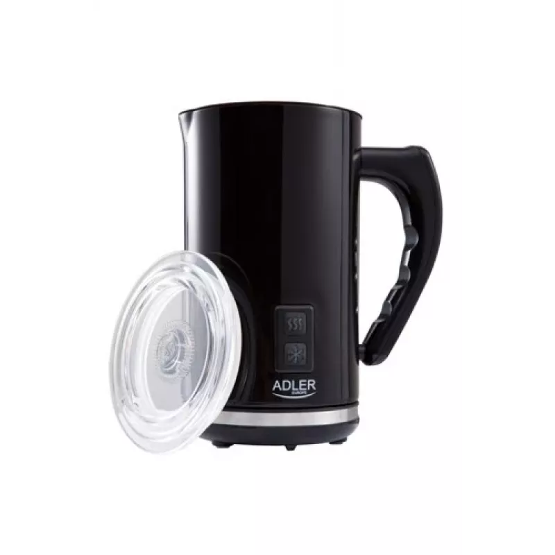 Pieno plaktuvas/šildytuvas Adler AD 4478 – nerūdijančio plieno dubuo, 240 ml, 500 W, karštas ir šaltas