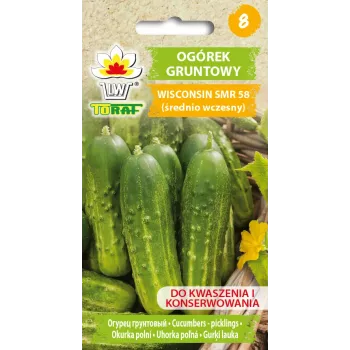Agurkų sėklos 'Wisconsin Cucumber SMR 58 Toraf', 5g pakuotė