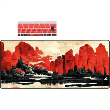 Mechaninė žaidimų klaviatūra Sharkoon SKILLER SGK50 S3 Red Black su RGB apšvietimu