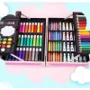 Extralink piešimo rinkinys vaikams Art and Craft 145 dalių didelė dėžutė Unicorn