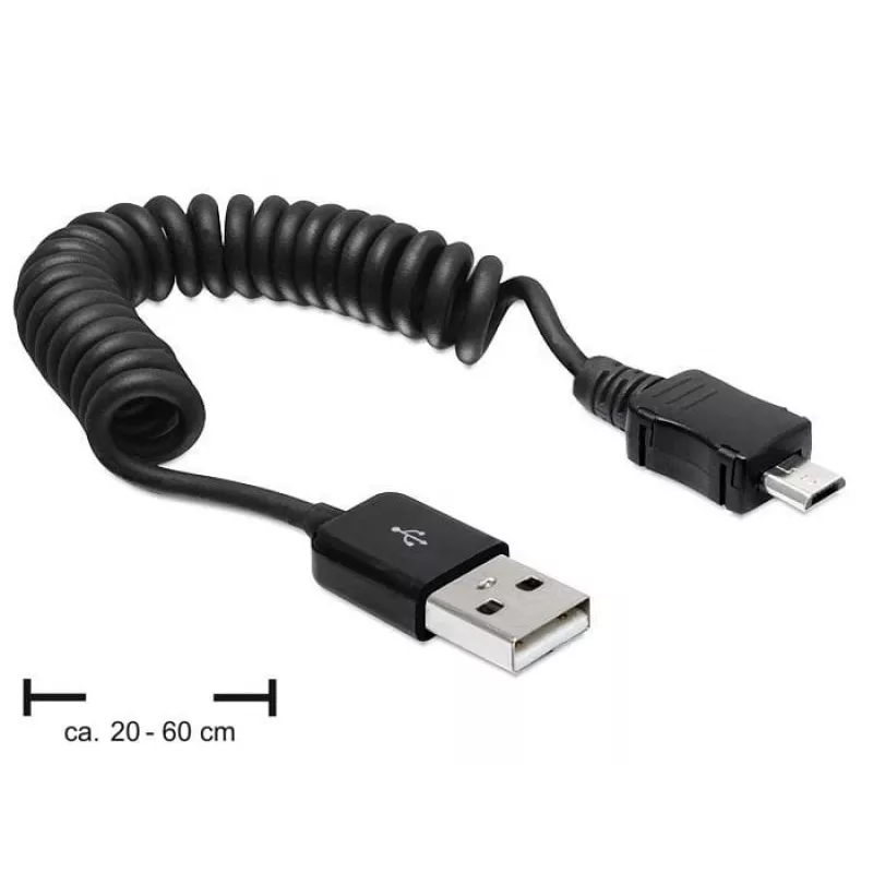 USB kabelis DeLOCK USB 2.0-A / USB micro-B 0,6 m