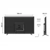 164,0 cm (65 inch) JAPANNEXT JN-IPS650UHD60F 4K IPS monitorius, 3840x2160, 60Hz, HDMI, USB, WLAN, garsiakalbiai, juodas