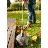 QuikFit lapų grėblys, mažas, juodai oranžinis, 22 cm