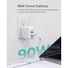 AUKEY PA-B6S Baltas Omnia Mix GaN itin greitas sieninis įkroviklis