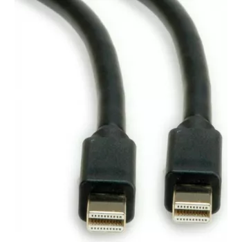 Roline DisplayPort jungiamasis kabelis 1.00 m 11.04.5817 ekranuotas juodas [1x Mini-DisplayPort kištukas - 1x Mini-DisplayPort kištukas]