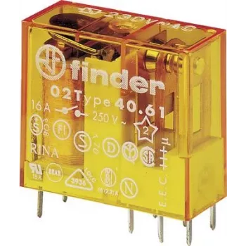 Finder PCB galios relė 230 VAC 1,2 VA (40.61.8.230.4000)