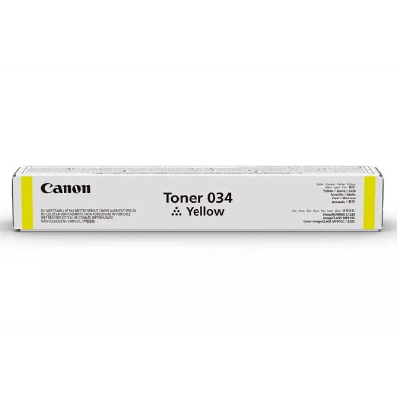 Originalus Canon 034 geltonos spalvos tonerio kasetė, 1 vnt.