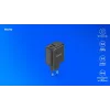 Laikiklis SAVIO LA-06/B USB Type-C 30W Power Delivery 1x USB-C Juodas, 5–20V, 3A/9V, 3A/5V, 3A/12V, 2.1A