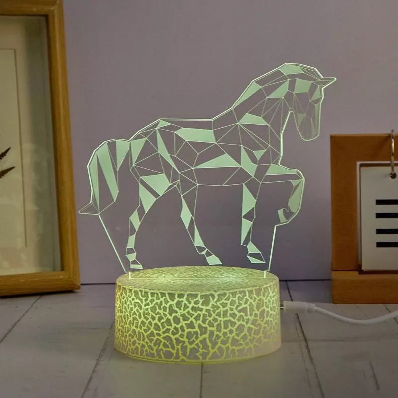Manta SNL116RGB RGB 3D arklio dekoratyvinė LED lempa