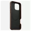Korpusas iPhone 16 Pro Max Nomad NM01389385, 17,5 cm (6,9 inch), ruda, aliuminis/PC/mikropluoštas/oda