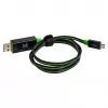 USB laidas RealPower A / Micro-USB B 0,75 m