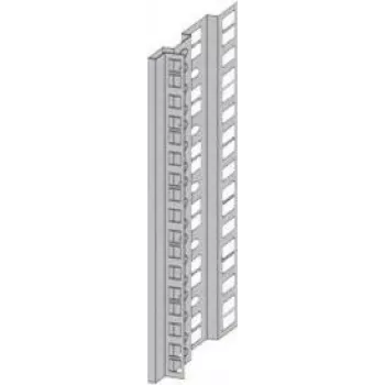 optiRACK 19 inch-Rasterholme 12 HE ASA perforuotas (1/2-19), cinkuotas karštuoju būdu (316-120-12)