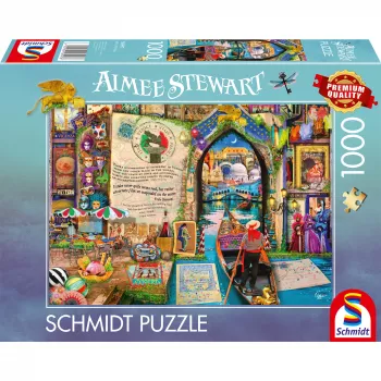 Dėlionė Schmidt Spiele 58597 Aimee Stewart: Memories of Venice – 1000 dalių