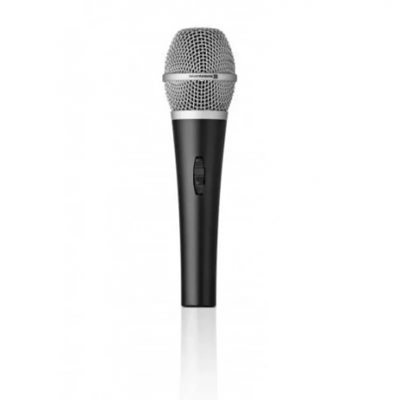 Sceninis/atlikėjų dinaminis mikrofonas Beyerdynamic TG V35d s, laidinis, 30–18000 Hz, 600 Ω, 50×186 mm, juodas/sidabrinis