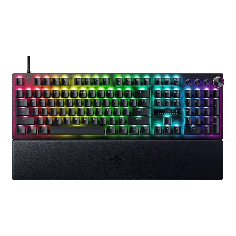 Razer Huntsman V3 Pro – laidinė žaidimų klaviatūra, US išdėstymas, juoda, analoginiai optiniai jungikliai