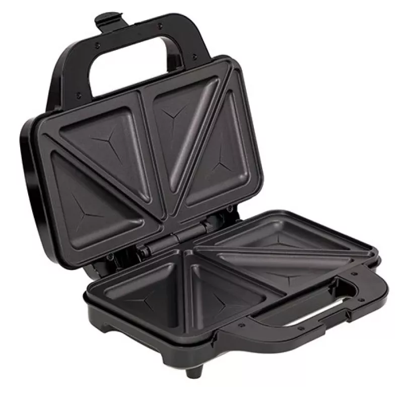 Sumuštinių kepimo aparatas Adler AD 3043, 1300 W, nelimpančios plokštės, 2 sumuštiniams, 285×152 mm kaitinimo paviršius, juodas