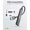 Goobay USB Hub 74456 USB-A 4 prievadai 5000 Mbit/s Šviesiai pilka