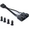 Fractal Design Venturi HP-12 PWM 120mm korpuso ventiliatorius – juodas