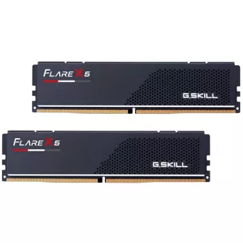 DIMM 64 GB DDR5-5600 (2x 32 GB) Dual-Kit, Arbeitsspeicher schwarz, F5-5600J3636D32GX2-FX5, Flare X5, AMD EXPO