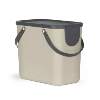 Rotho Albula 25 L talpykla/dėžė stačiakampė, cappuccino, technopolimeras, 25 L, 400×235×340 mm
