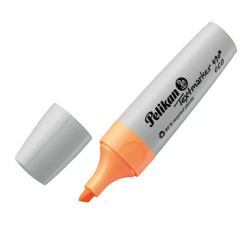 Markeris Pelikan Textmarker 490 eco 4 vnt. Chisel galiukas Žalia Oranžinė Rožinė Geltona