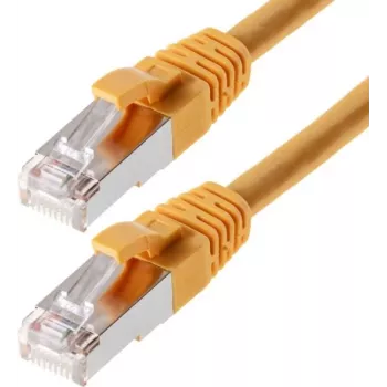 Helos CAT6 S/FTP (PIMF) 0,25 m geltonas tinklo kabelis