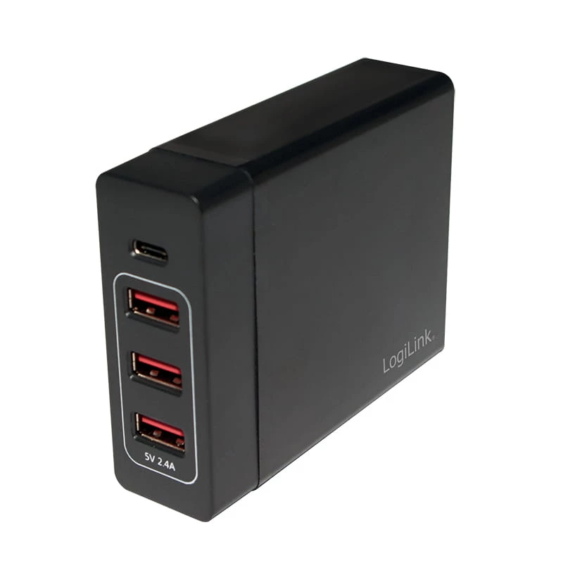 Vidinis USB įkroviklis LogiLink PA0122 Universalus Juodas