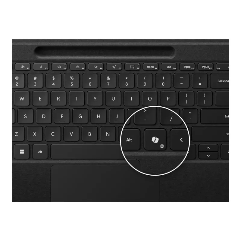 Surface Pro Flex, jutiklinė dalis, mechaninis jungiklis, Microsoft, Surface Pro 11th Edi