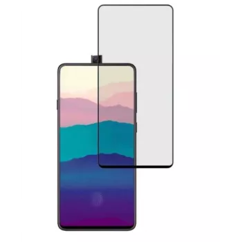 Grūdinto stiklo ekrano apsauga Tellur Samsung Galaxy A90 2.5D pilna klijų juoda