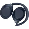 Ausinės Sony WH1000XM4L.CE7, uždengiančios ausis, laidinės ir belaidės (Bluetooth, USB-C), mėlynos, lankeliu ant galvos