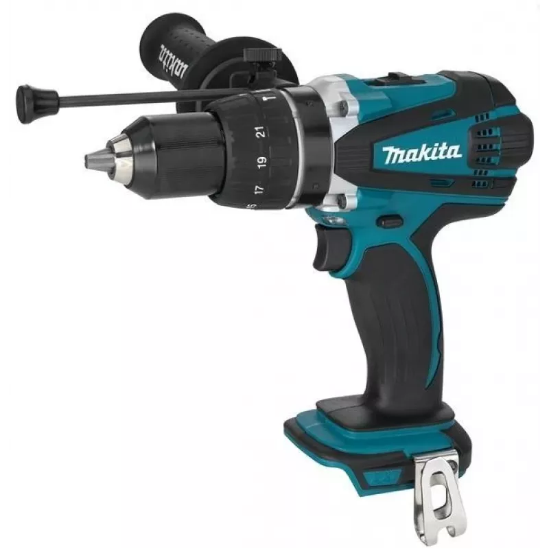 Gręžtuvas Makita DHP458Z be raktelio, 2000 RPM, juodas/mėlynas, 2,3 kg