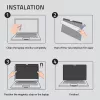 Qoltec Filtro Privacy GDPR MacBook Air 13 inch magnetinis privatumo filtras (13.60, 16:9), apsauginė plėvelė nešiojamam kompiuteriui