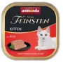 Šlapias kačių ėdalas Animonda Vom Feinsten junior su jautiena 100 g padėklas, be grūdų, be sojos ir glitimo