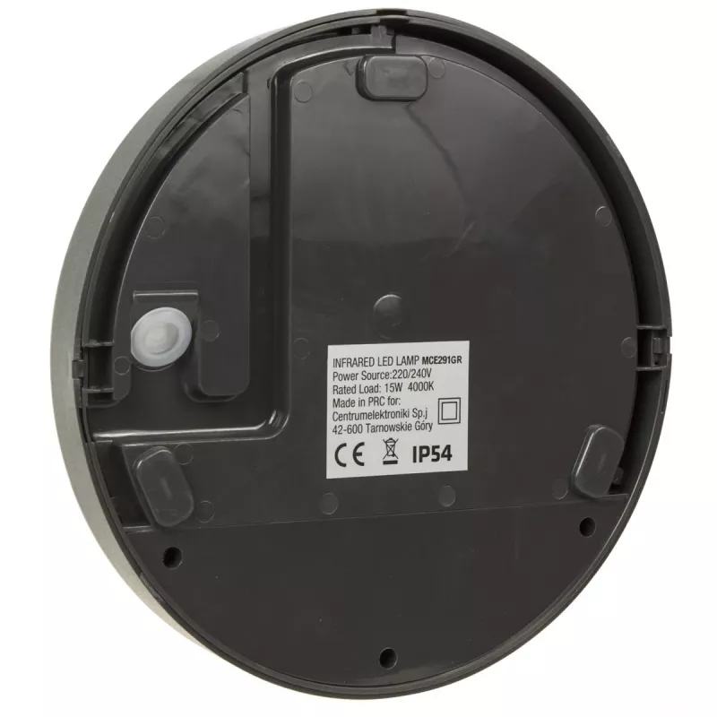 LED 15W lempa su infraraudonųjų spindulių judesio jutikliu MACLEAN MCE291 GR