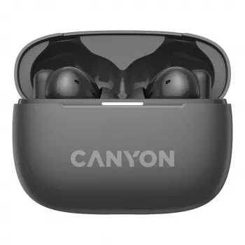 Canyon CNS-TWS10BK Belaidės ausinės Tikras belaidis stereofoninis (TWS) Į ausį Skambučiai/muzika/Sportas/Kasdienis naudojimas USB Type-C Bluetooth Juodos