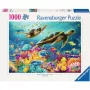 Dėlionė Ravensburger Blue Underwater World 1000 dalių, suaugusiems/paaugliams, standartinis formatas