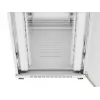 Stovimas 19 inch serverio spintos korpusas 27U 800x1000 mm pilkas perforuotomis durimis su LCD ekranu LANBERG (plokščioje pakuotėje)