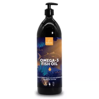 POKUSA Omega-3 skystas žuvų taukų papildas šunims ir katėms 250 ml