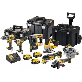 Belaidžių elektrinių įrankių rinkinys DeWalt DCK755P3T – 14 dalių komplektas su ličio jonų baterijomis