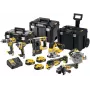 Belaidžių elektrinių įrankių rinkinys DeWalt DCK755P3T – 14 dalių komplektas su ličio jonų baterijomis