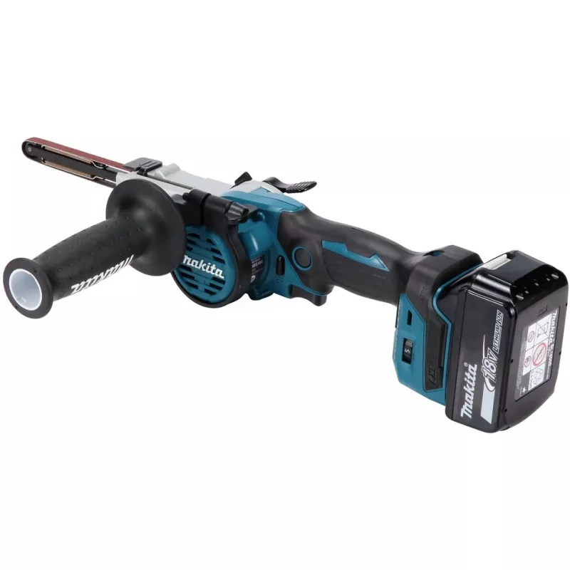 Makita DBS180Z belaidis juostinis šlifatorius, 18 V, juoda/mėlyna (be akumuliatoriaus)